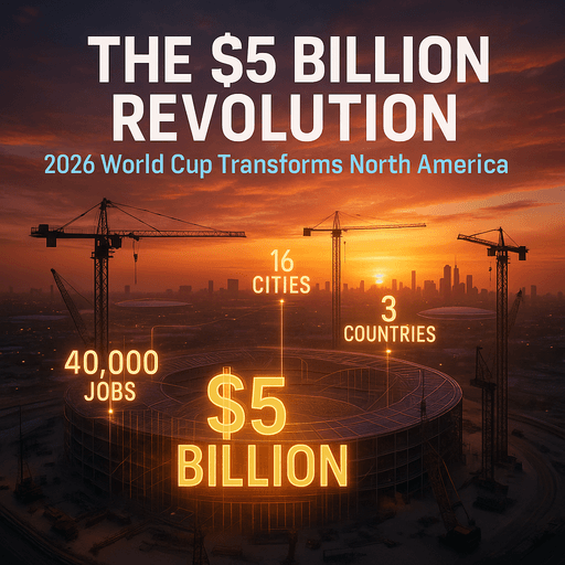 The $5 Billion Revolution: How the 2026 World Cup is Transforming North America